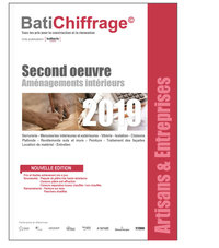 BASE DE PRIX BTP - ARTISANS ET ENTREPRISES - SECOND OEUVRE - AMENAGEMENTS INTERIEURS