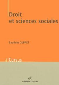 DROIT ET SCIENCES SOCIALES