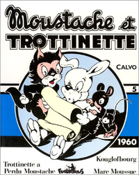 Moustache et Trottinette