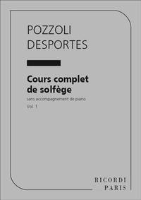 COURS COMPLET DE SOLFEGE VOL. 1