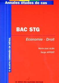 BAC STG - ECONOMIE - DROIT