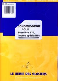 ECONOMIE-DROIT POUR PREMERE STG. TOUTES SPECIALITES. LA POCHETTE ELEVE