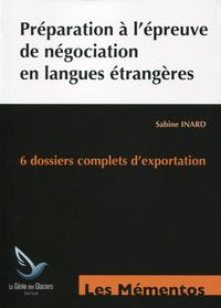 Préparation à l'épreuve de négociation en langues étrangères