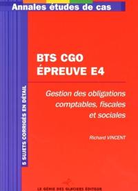 BTS CGO - EPREUVE E4