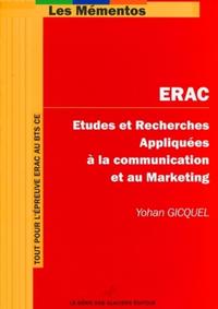 ERAC. ETUDES ET RECHERCHES APPLIQUEES A LA COMMUNICATIONET AU MARKETING