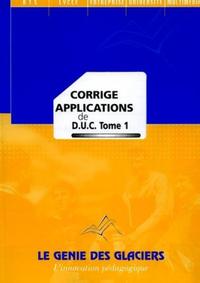 CORRIGE APPLICATIONS DE DUC T1. LA POCHETTE DU PROFESSEUR