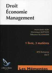 Mémento droit, économie, management pour BTS tertiaires