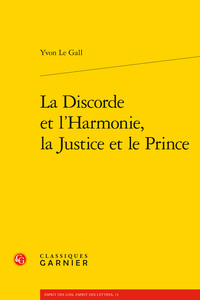 La Discorde et l'Harmonie, la Justice et le Prince