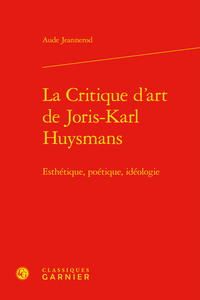 La Critique d'art de Joris-Karl Huysmans