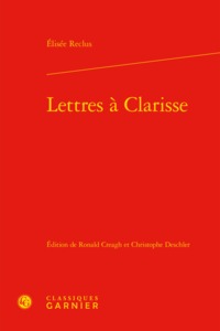 Lettres à Clarisse