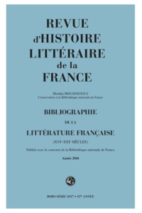 Bibliographie de la littérature française