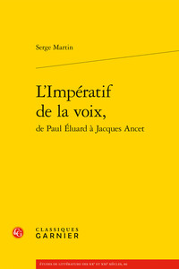 L'Impératif de la voix,