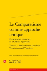 Le Comparatisme comme approche critique