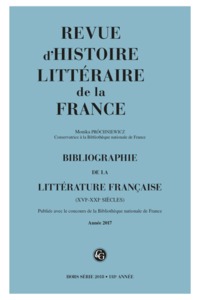 Bibliographie de la littérature française