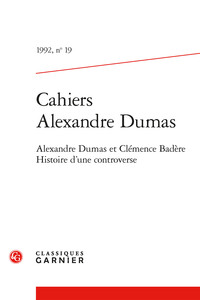 Cahiers Alexandre Dumas