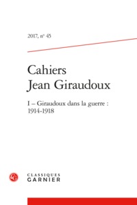 Cahiers Jean Giraudoux