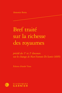 Bref traité sur la richesse des royaumes