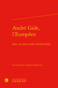 André Gide, l'Européen