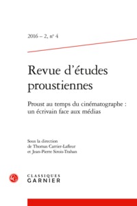 Revue d'études proustiennes