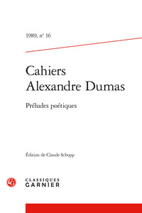 Cahiers Alexandre Dumas