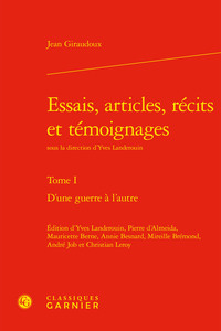 Essais, articles, récits et témoignages