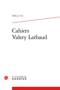 Cahiers Valery Larbaud