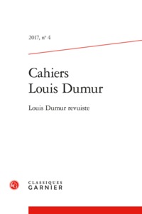 Cahiers Louis Dumur