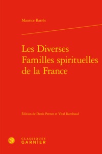 LES DIVERSES FAMILLES SPIRITUELLES DE LA FRANCE
