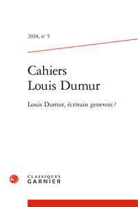 Cahiers Louis Dumur