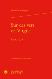 Sur des vers de Virgile