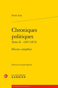 CHRONIQUES POLITIQUES - TOME II - OEUVRES COMPLETES