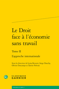 Le Droit face à l'économie sans travail