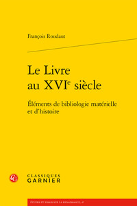 Le Livre au XVIe siècle