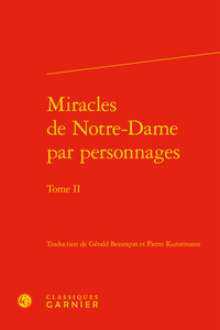 Miracles de Notre-Dame par personnages