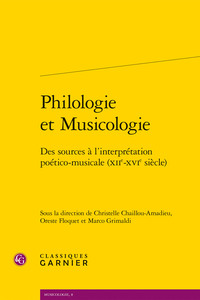 Philologie et Musicologie