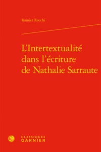 L'Intertextualité dans l'écriture de Nathalie Sarraute