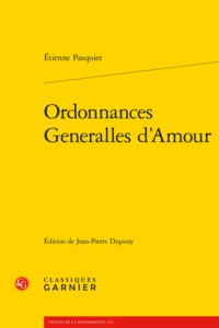 Ordonnances Generalles d'Amour