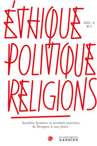 Éthique, politique, religions