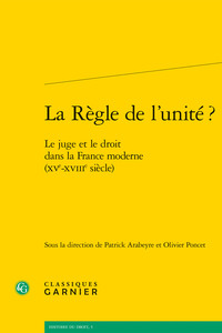 La Règle de l'unité ?