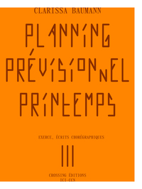 Planning prévisionnel Printemps