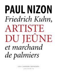 FRIEDRICH KUHN ARTISTE DU JEUNE - ET MARCHAND DE PALMIERS