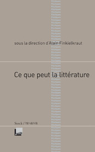 CE QUE PEUT LA LITTERATURE