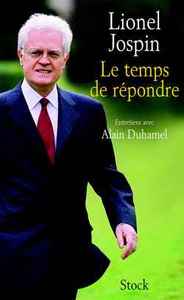 LE TEMPS DE REPONDRE - ENTRETIENS AVEC ALAIN DUHAMEL