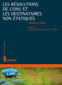 LES RESOLUTIONS DE L'ONU ET LES DESTINATAIRES NON ETATIQUES