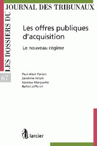 Les offres publiques d'acquisition