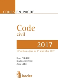 Code en poche - Code civil 2017