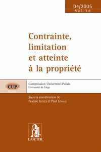 CONTRAINTE, LIMITATION ET ATTEINTE A LA