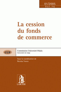 LA CESSION DU FONDS DE COMMERCE