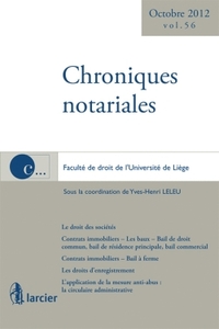 Chroniques notariales