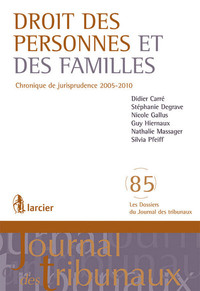 DROIT DES PERSONNES ET DES FAMILLES